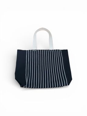 Black & White Striped Tote Bag